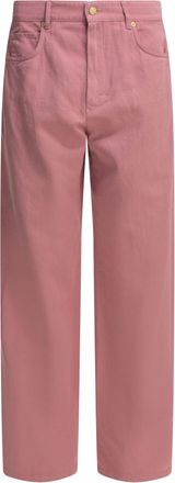 Max Mara MaxMara S Pantaloni casual in cotone e lino