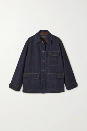 Loro Piana Overshirt In Denim - Blu