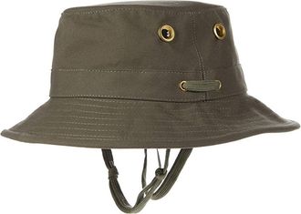 Tilley The Iconic Caps Olive : 7 3/8, Canvas/Cotton