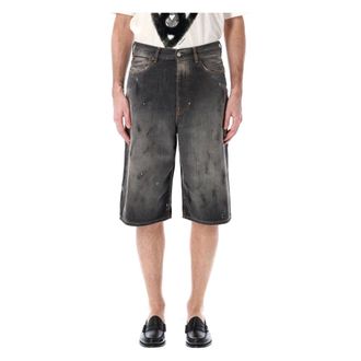 Acne Studios Heren, Korte broeken, Zwart, Maat: S Denim