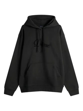 Dime logo-print hoodie - Black