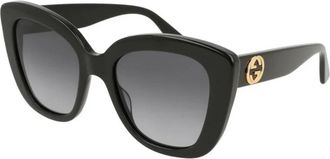 Gucci Gg 0327S Zonnebril - unisex - Zonnebrillen - Zwart - 52 MM - Accessoires