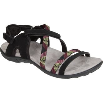 McKinley Outdoorsandale MCKINLEY Ahtra II W, Damen, Gr. 36, schwarz (schwarz, charcoal, rot), Synthetik, Schuhe Outdoorsandale