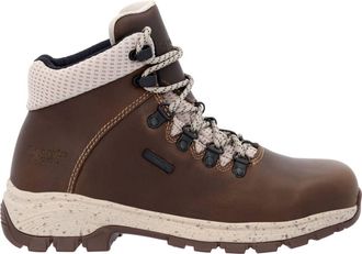Georgia Boot Womens Eagle Trail Alloy Toe Waterproof Hiker Boot - Wide Width In Brown