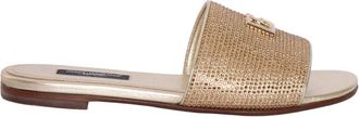 Dolce & Gabbana Sliders, female, Yellow, Size: 6 US Sandalo