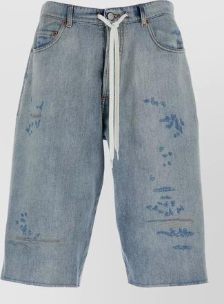 Maison Margiela bermuda shorts distressed detailing five pockets