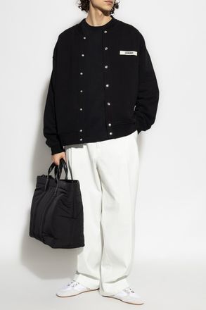 Jacquemus T-shirt With Logo, Mens, Black