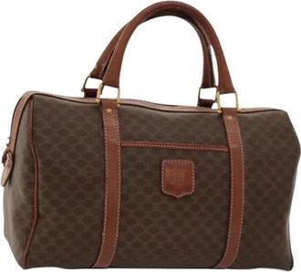 Celine Pre-owned Weekend Bags, female, Brown, Size: ONE SIZE Pre-owned Vintage Boston Bag