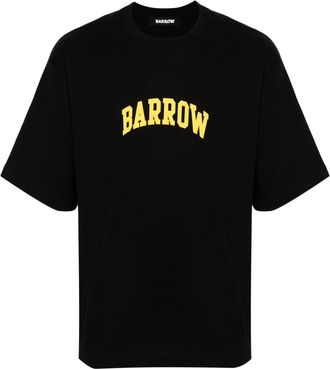 Barrow stickers-print T-shirt - unisex - Cotton - S - Black