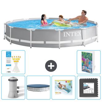 Intex Piscina Prism Frame Redonda - 366x76 Cm - 7-piezas S223