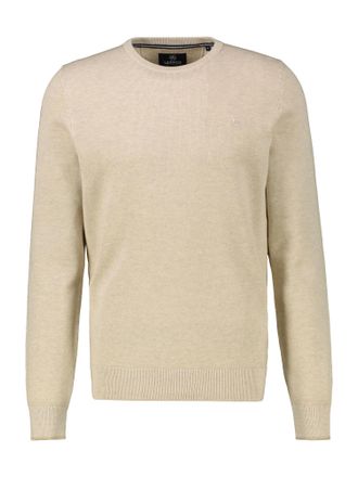 Lerros Sweatshirt LERROS Sweatshirt in sportlicher 2-Tone-Optik, Herren, Gr. 4XL, tender beige melange, 100% Baumwolle, Sweatshirts Sweatshirt
