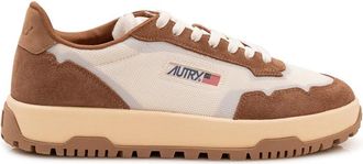 Autry Brown Color Block Sneakers