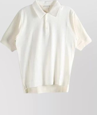 Dries Van Noten short sleeves polo shirt ribbed cuffs