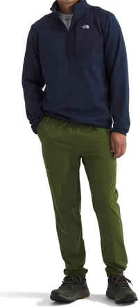The North Face Performance Fleece 1/4 Zip Jacket In Navy