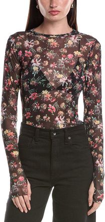 AFRM Afrm Kaylee Mesh Crewneck Top