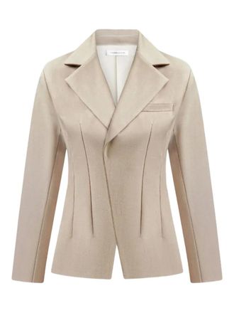 Mani&egrave;re De Voir double-breasted blazer - Neutrals