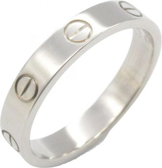 Cartier White Gold White Gold (18K) Band Ring (Pre-Owned)