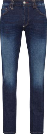 Philipp Plein Denim Super Straight Cut Istitutional