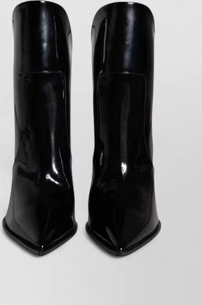 Dolce & Gabbana patent leather pointed ankle boots