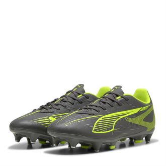 Puma Ultra Play-voetbalschoenen met noppen voor zachte ondergrond voor heren (Gematteerd Zilver)