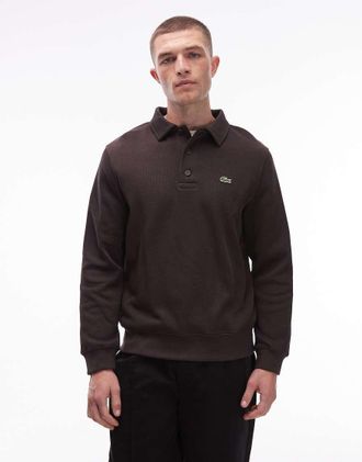 Lacoste Felpa polo marrone