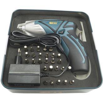 Trade Shop Trade Shop - Kit Avvitatore Cacciavite Ricaricabile Snodabile Inserti 30pz Sd-48al