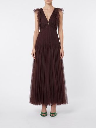 Elisabetta Franchi Abito lungo in tulle