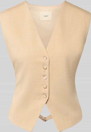 Suncoo Slim Fit Weste mit Viskose-Anteil Modell DYLAN in Beige, Gr&ouml;&szlig;e XL