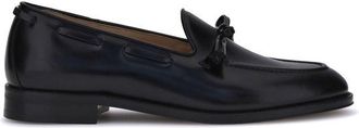 Valentino Garavani Black Calf Leather Bos Taurus Slip-On Mens Loafers