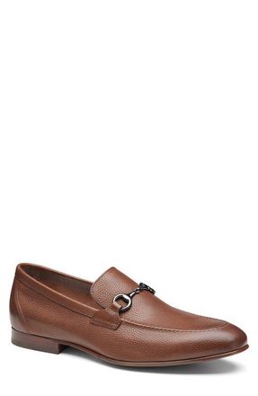 Johnston & Murphy Higgins Bit Loafer in Tan Full Grain at Nordstrom, Size 10.5