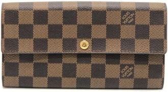 Louis Vuitton Pre-owned Wallets, female, Brown, Size: ONE SIZE Pre-owned Vintage Canvas Wallet