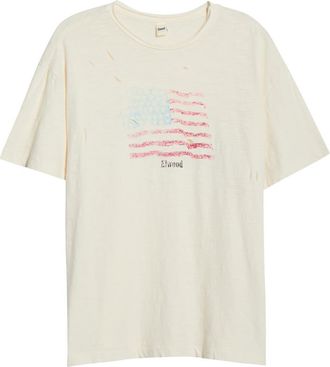 Elwood Frontier Flag Graphic T-Shirt in Salt at Nordstrom, Size Xx-Large