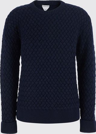 Bottega Veneta Crewneck 100% Wool Jumper with Ribbed Trims