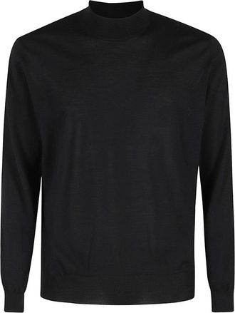 FILIPPO DE LAURENTIIS High Neck Merino Wool Pullover