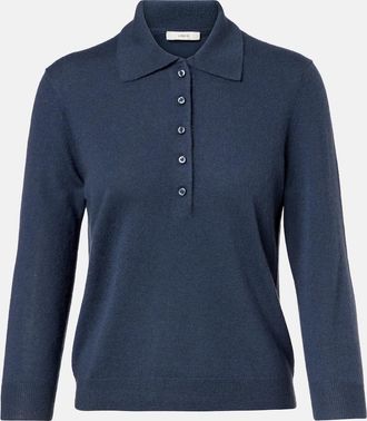 Vince Cashmere and silk polo sweater