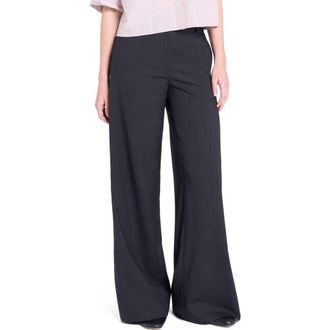 TWP Downing Wide Leg Pants in Charcoal at Nordstrom Rack, Size 10