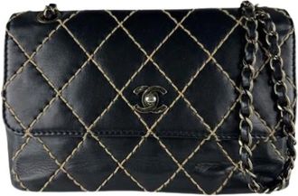 Chanel Pre-owned Vintage Shoulder Bag - Dames - Vintage Schoudertas - Zwart - ONE Size - Vintage