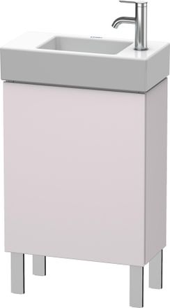 Duravit Duravit L-cube Mueble De Aseo Vertical 48,0 X 24,0 Cm, 1 Puerta, 1 Balda De Cristal, Para Vero Air 072450, Color: Blanco Lila Seda Laca Mate - Lc6751r