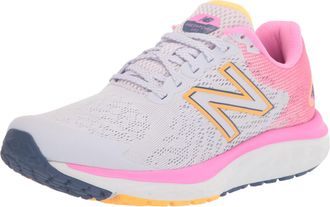 New Balance Womens 680 Running Shoe, Purple