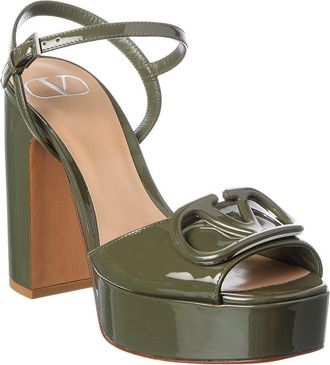Valentino Vlogo Signature 115 Patent Platform Sandal