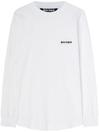 Palm Angels｜LONG-SLEEVED ROUND NECK T-SHIRTS (PMAB046F2 palm-angels-black-Long-Sleeve-