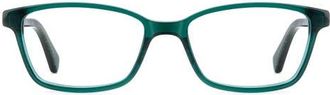 Kate Spade New York agnessa 49mm rectangular reading glasses in Green at Nordstrom