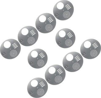 OEM Juego De 10 Puertas De Entrada Para Cajas De Nueces De Colmena, Placa De Entrada (di&aacute;metro: 12,5 Cm) - Equipo De Apicultura, Herramientas Para Colmena