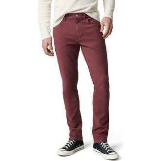 Joe's The Airsoft Asher Slim Fit Terry Jeans in Merlot at Nordstrom Rack, Size 34
