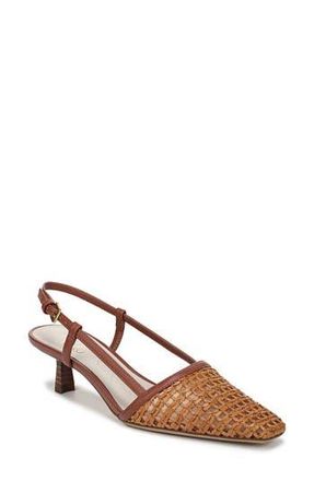 Franco Sarto Radia Kitten Heel Pump in Wicker at Nordstrom Rack, Size 9.5