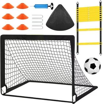 OEM Porter&iacute;a De F&uacute;tbol Infantil, Porter&iacute;a De F&uacute;tbol Grande Para Ni&ntilde;os Y Adultos, Porter&iacute;as De F&uacute;tbol Plegables Con Postes De Fibra De Vidrio Y Redes De Al