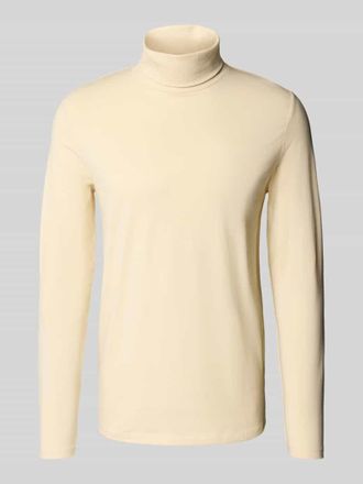 Lindbergh Lindbergh Langarmshirt mit Rollkragen in Stein, Größe XXXL