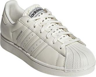 adidas Superstar II Sneaker in Off White/Off White/Carbon at Nordstrom, Size 6.5 Womens