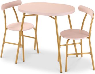 Best Choice Products 3-Piece Oval Dining Table Set, Modern Small Kitchen Dinette w/ 2 Chairs