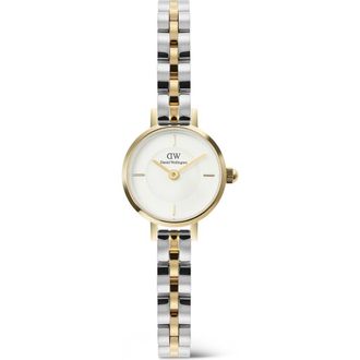 Daniel Wellington Petite Mini Arch Bracelet Watch, 19mm in Silver-Tone at Nordstrom